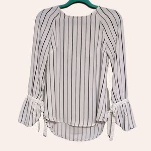 Dalia Bell Sleeve Striped Blouse (2 for $12)